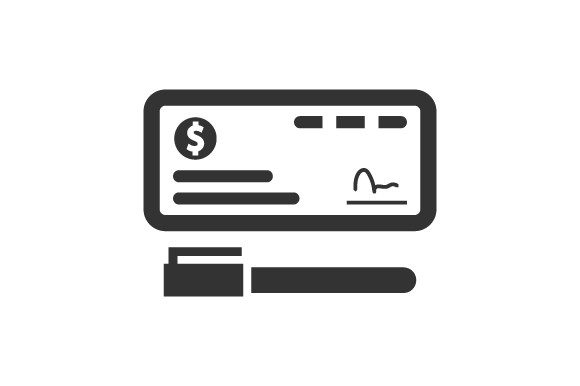 Bank Check Icon: A Versatile Design Element for Modern Projects