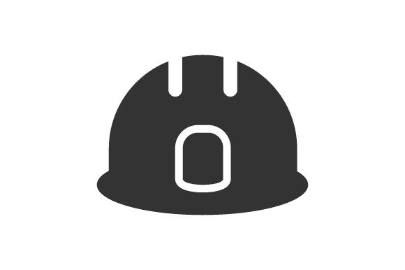 Construction Helmet Icon: A Versatile Design Asset