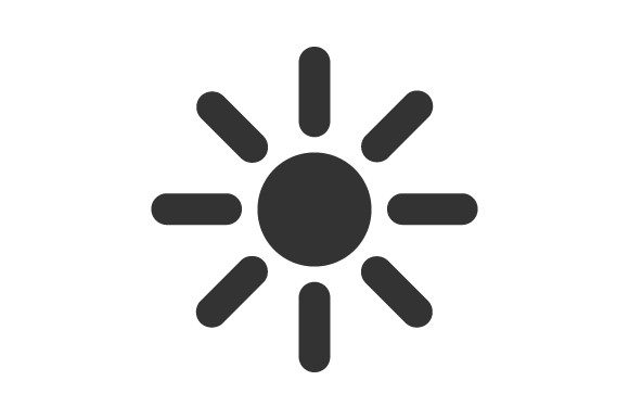 Enhancing Design Projects with Brightness, Sun Icon, and Beautiful Glyph Icons