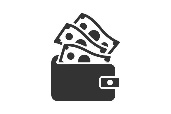 Explore the Versatile Wallet, Cash Icon