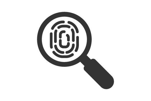 Fingerprint Evidence Icon: A Versatile Design Element for Your Projects
