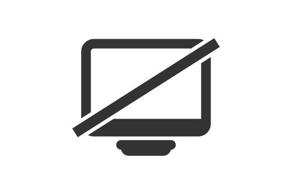 Screen off Icon: A Versatile and Stylish Design Asset