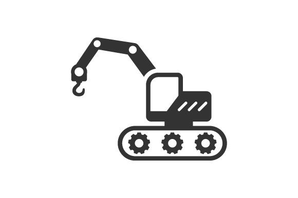 Unlocking Creativity with the Crane Excavator Icon: A Versatile Design Element for Modern Projects
